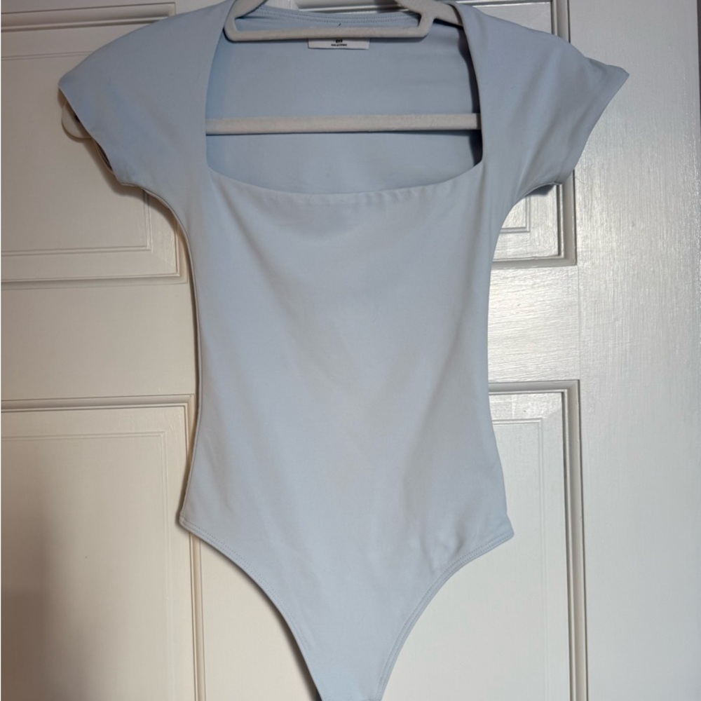 Aritzia Babaton Light Blue Bodysuit